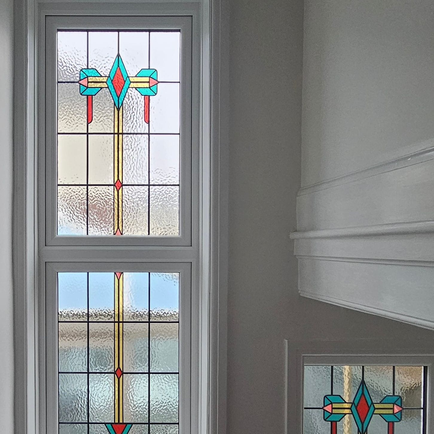 Clear - Obscure glass, but make it beautiful! We recently replicated ...