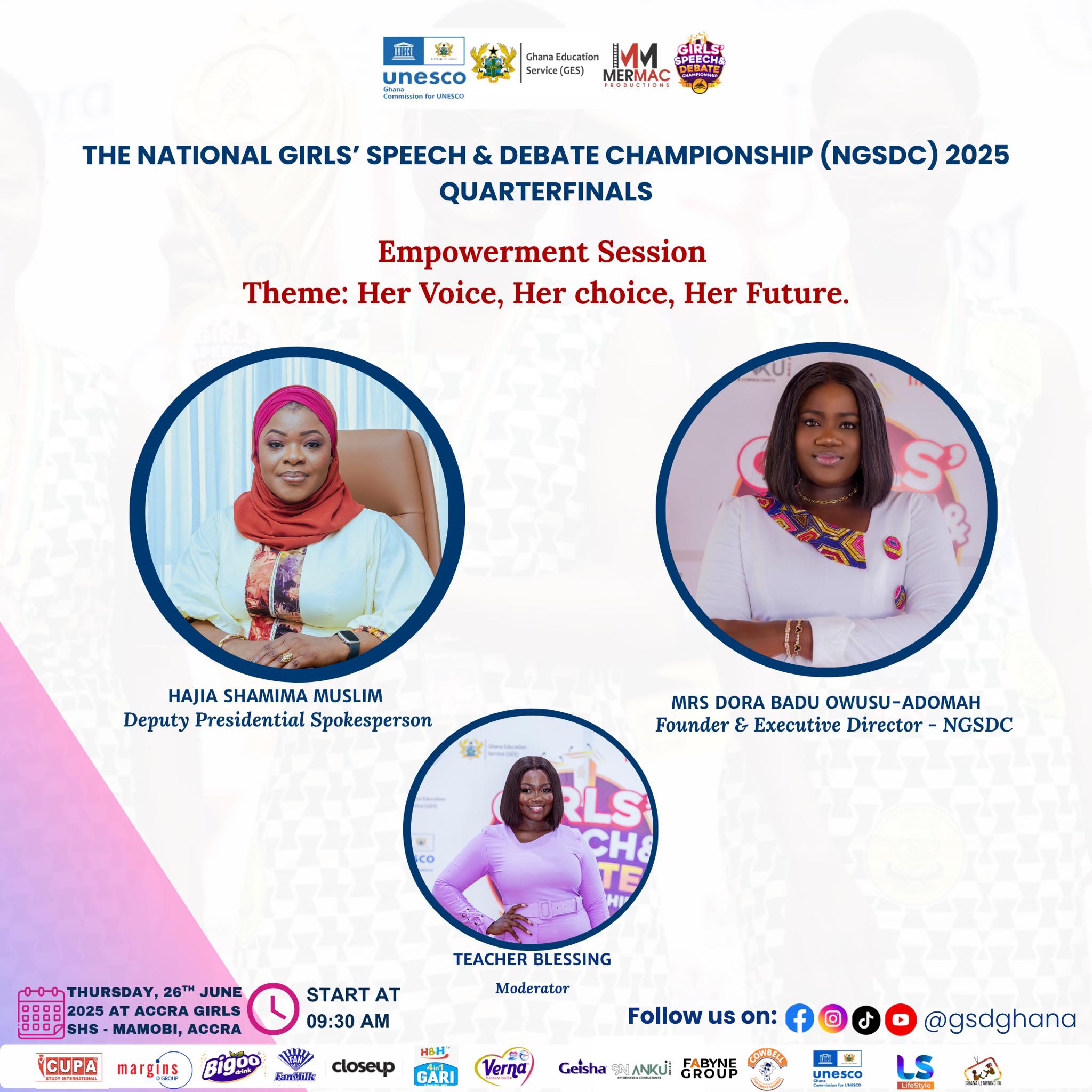 National Girls’ Speech & Debate Championship | Accra