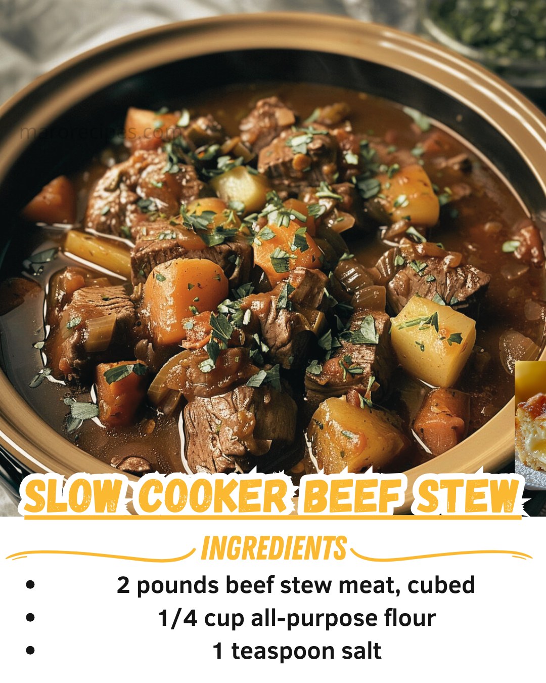 Old - Winter Wonderland Stew 🍲 ️ 5-Ingredient Slow Cooker Beef Stew - 2 ...