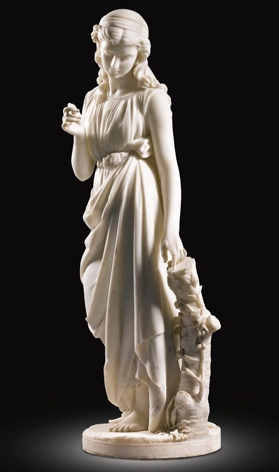 Vittorio Tessaro : Rare sculpture Lady Figurine