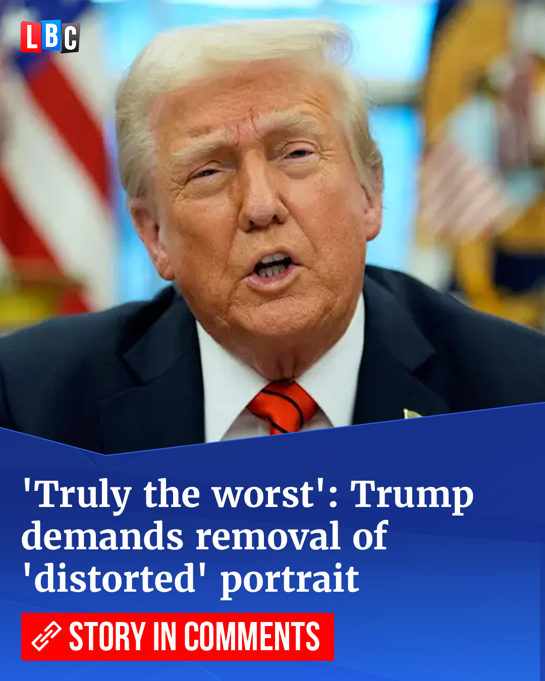 LBC - Donald Trump has demanded a 