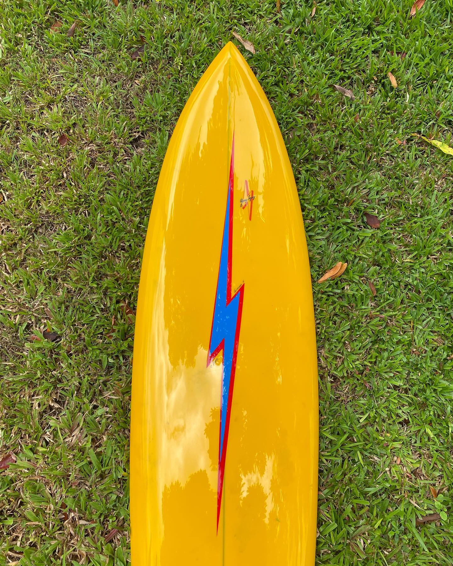 Vintage Hobie surfboard shaped by Mickey Munoz
