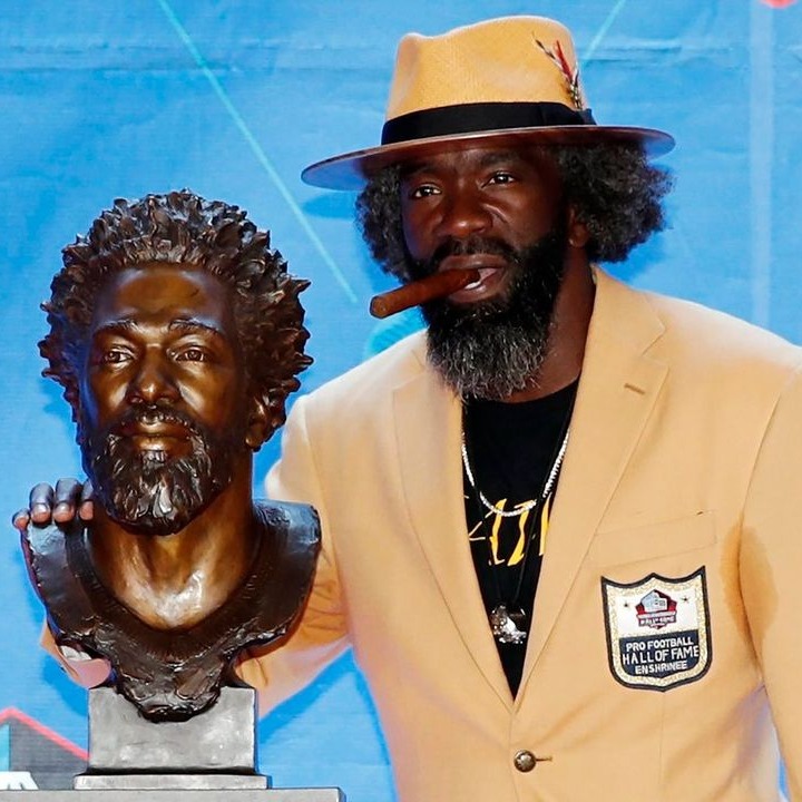 NFL - Ed Reed's drip at the 2019 Pro Football Hall of Fame ceremony was ...
