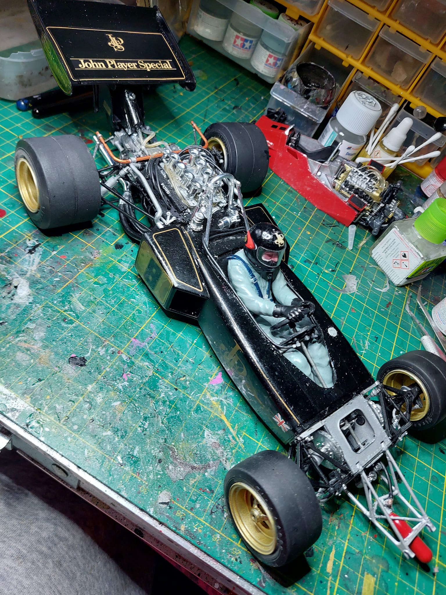 Tamiya 1/12 John Player Special Lotus 72 1972 model review
