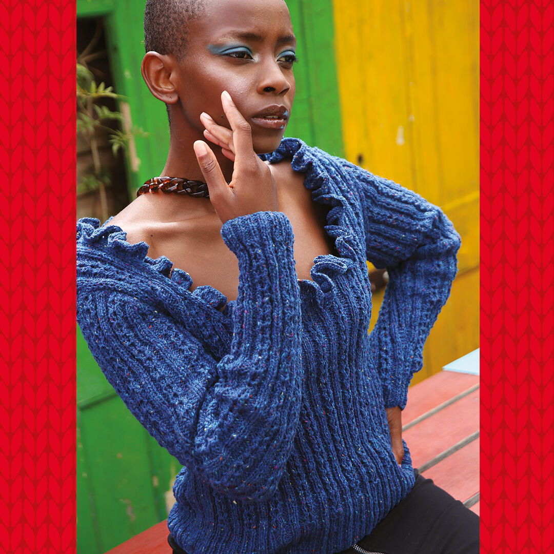The frill knit style will always be one of our favourites