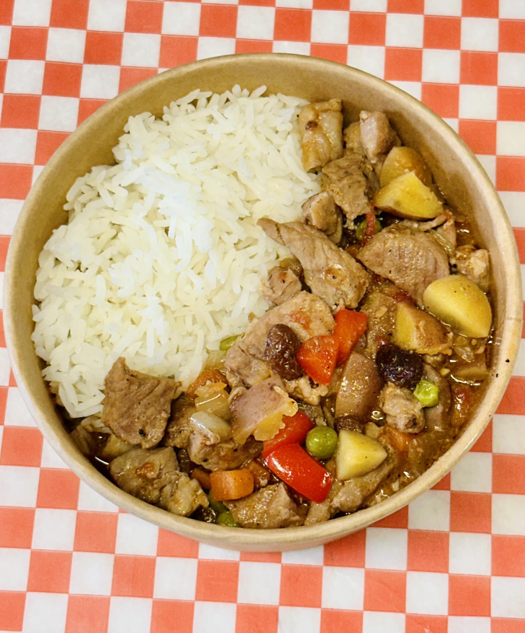 Samuel's - Our Thursday Special, Menudo served with steamed rice for ...