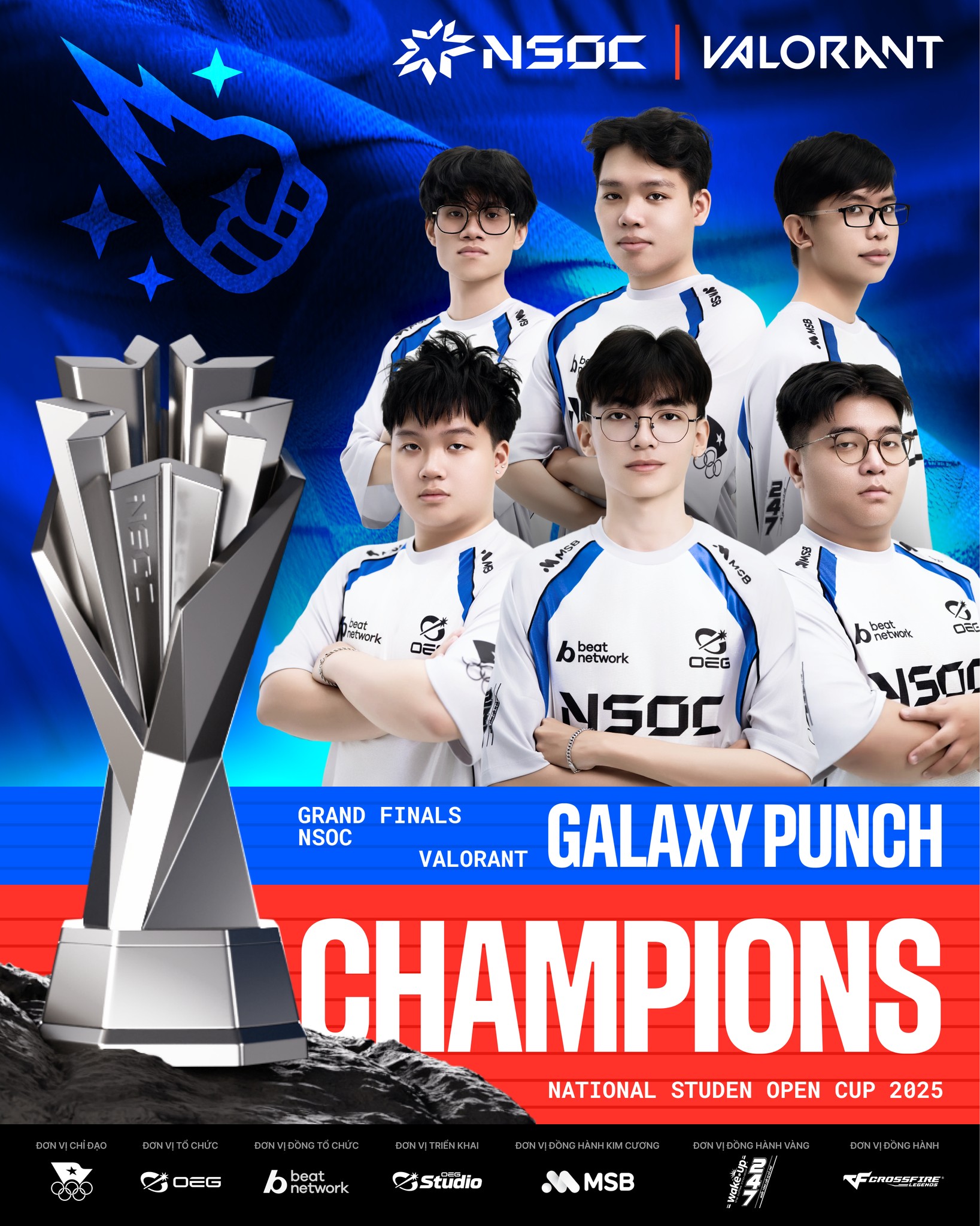 NSOC - 🏆 GALAXY PUNCH CHÍNH THỨC TRỞ THÀNH NHÀ VÔ ĐỊCH NSOC 2025 BỘ MÔN ...