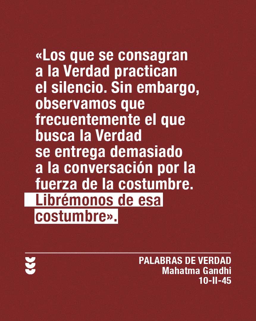 📕 «Palabras de verdad» de Mahatma... - Ediciones Sígueme | Facebook