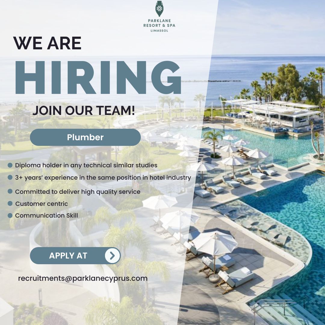 Parklane - 🚿💼 We're Hiring: Plumber 💼🚿 Join our dedicated maintenance ...