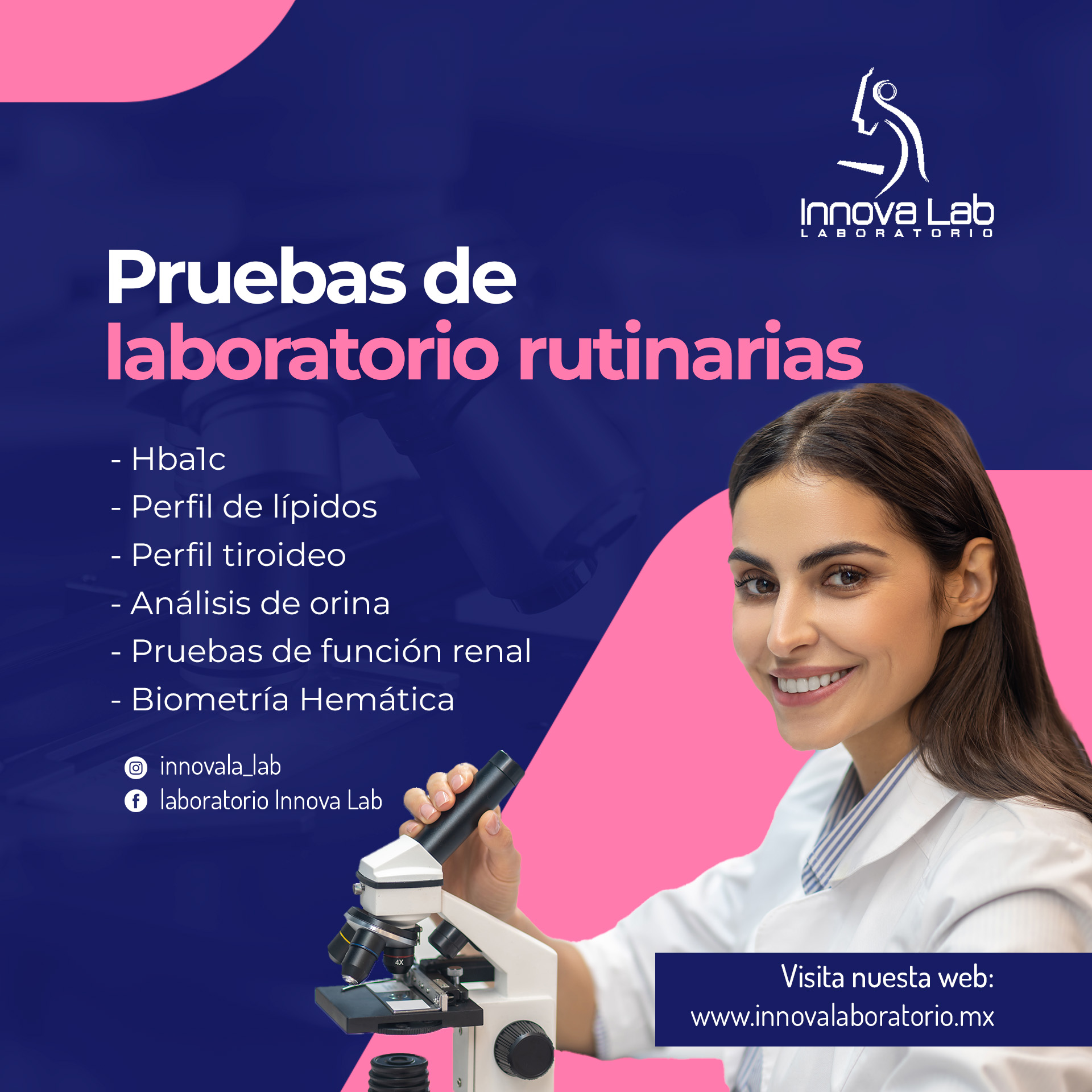 Las pruebas de laboratorio son a... - Laboratorio Innova Lab
