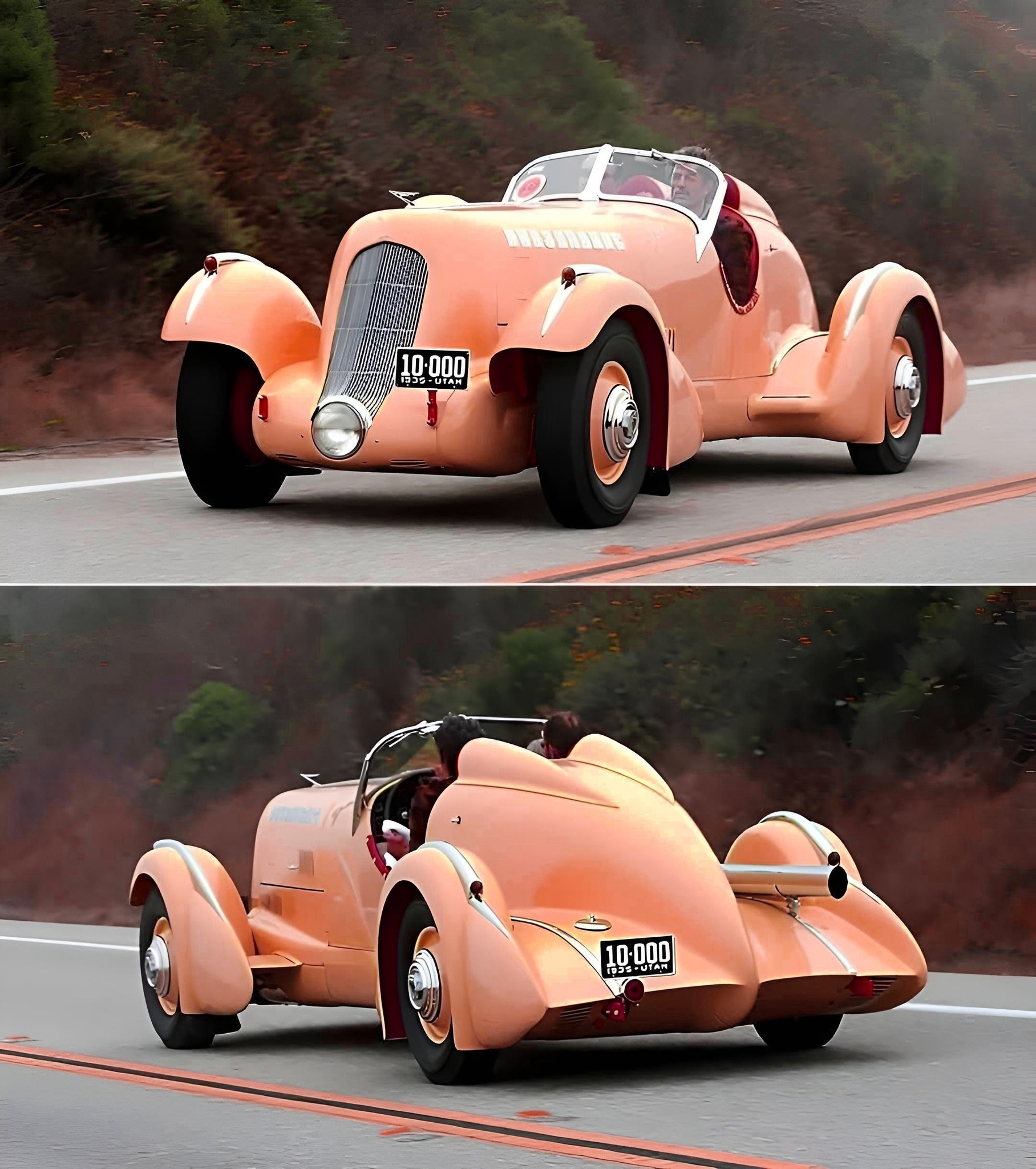 Duesenberg Mormon Meteor land speed record car