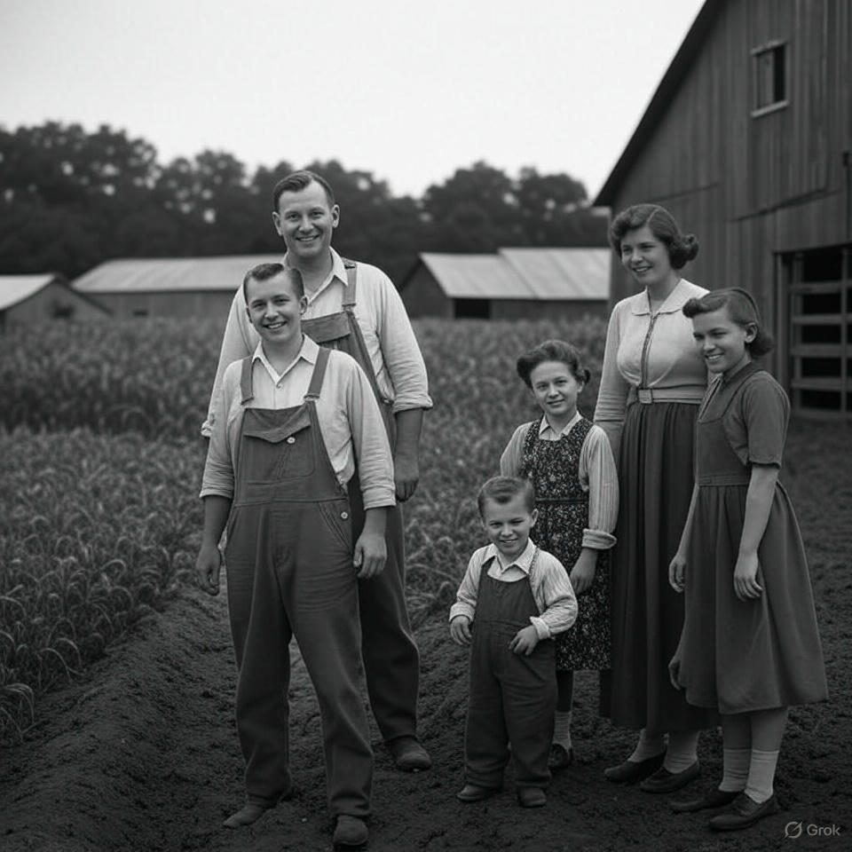 Historical - In May 1940, a farmer and his family in the Ozark ...