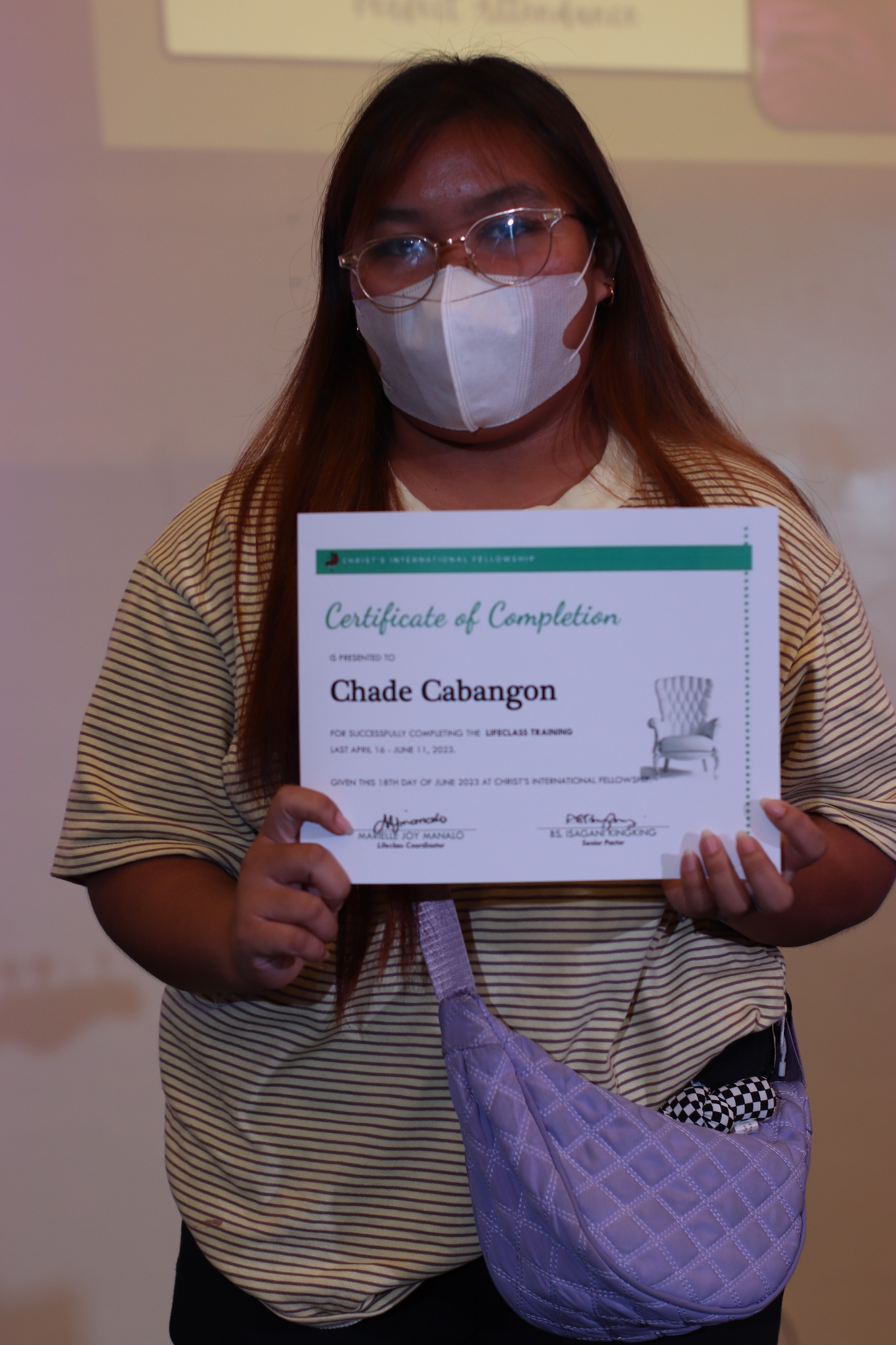 Congratulations... - Christ's International Fellowship, Makati