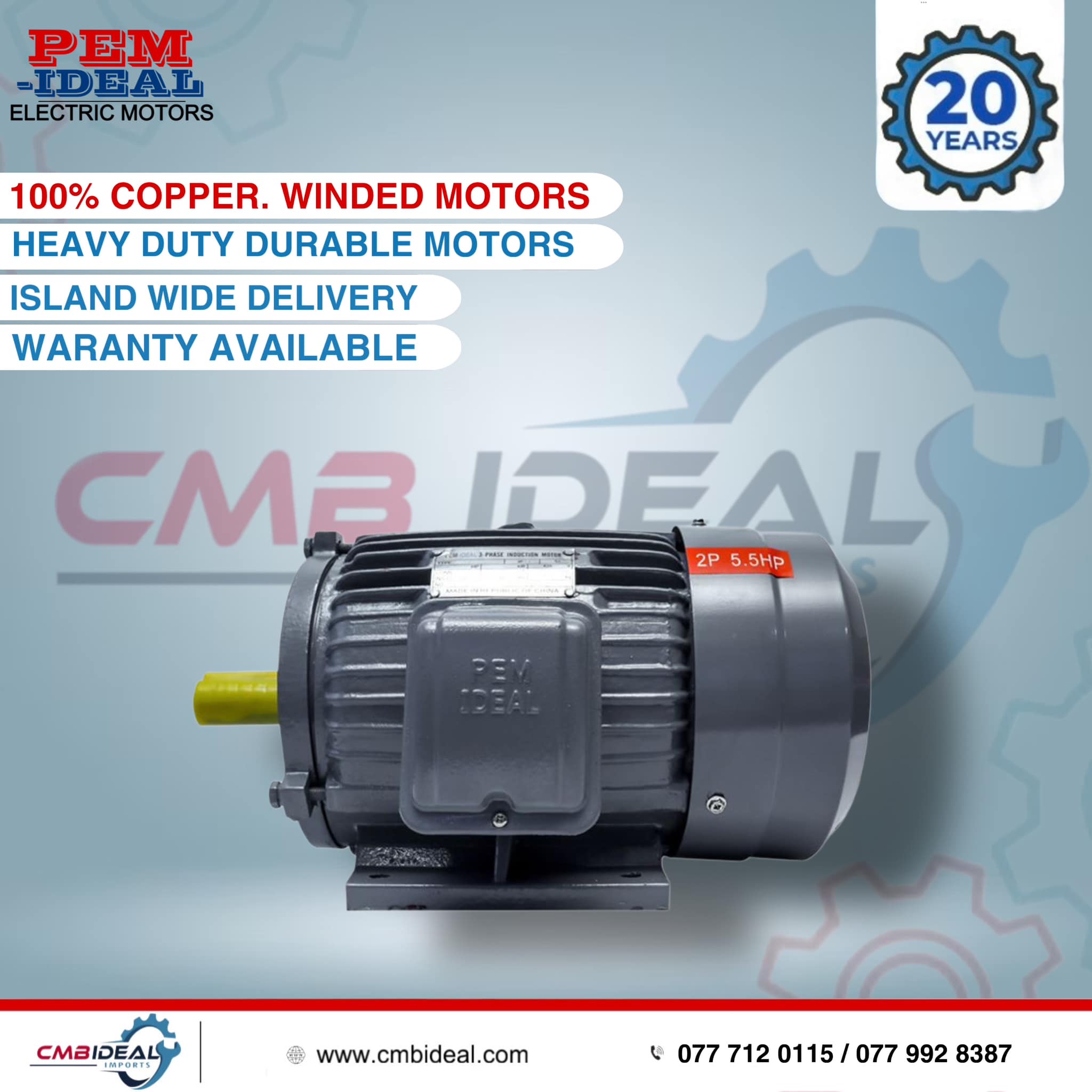 CMB - We supply motors that meet the needs of any size and quantity. We ...