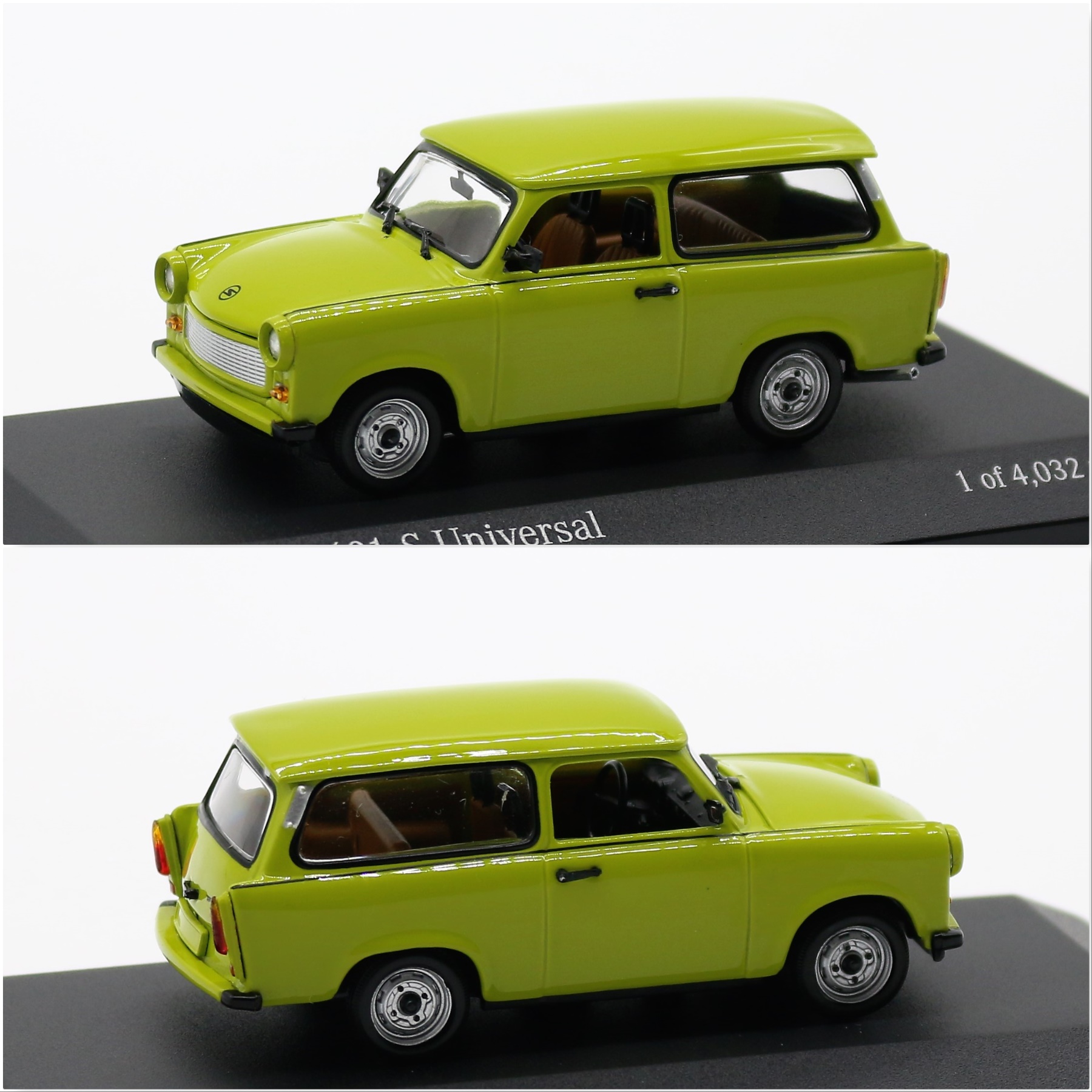 Trabant 601 S model kit build with rust effect