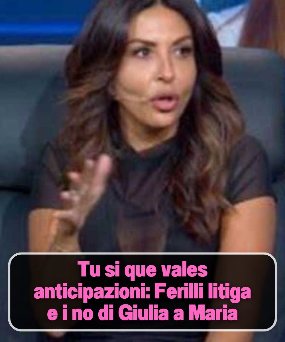 Natura - Anticipazioni Tu si que vales: Sabrina Ferilli litiga e Giulia ...
