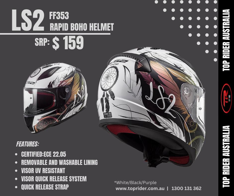 The LS2 Rapid is the GREATEST VALUE... - Top Rider Australia | Facebook
