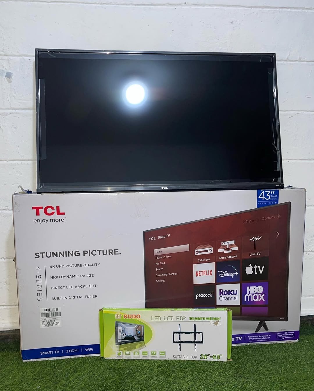 Television 43 pulgadas smart tv TCL 4 series + base full garantia - TV ...