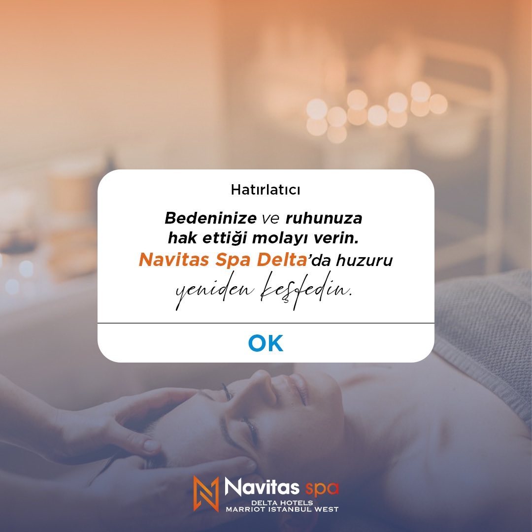 Navitas - Bedeninize ve ruhunuza hak ettiği molayı verin 💆‍♀️💆‍♂️ ...