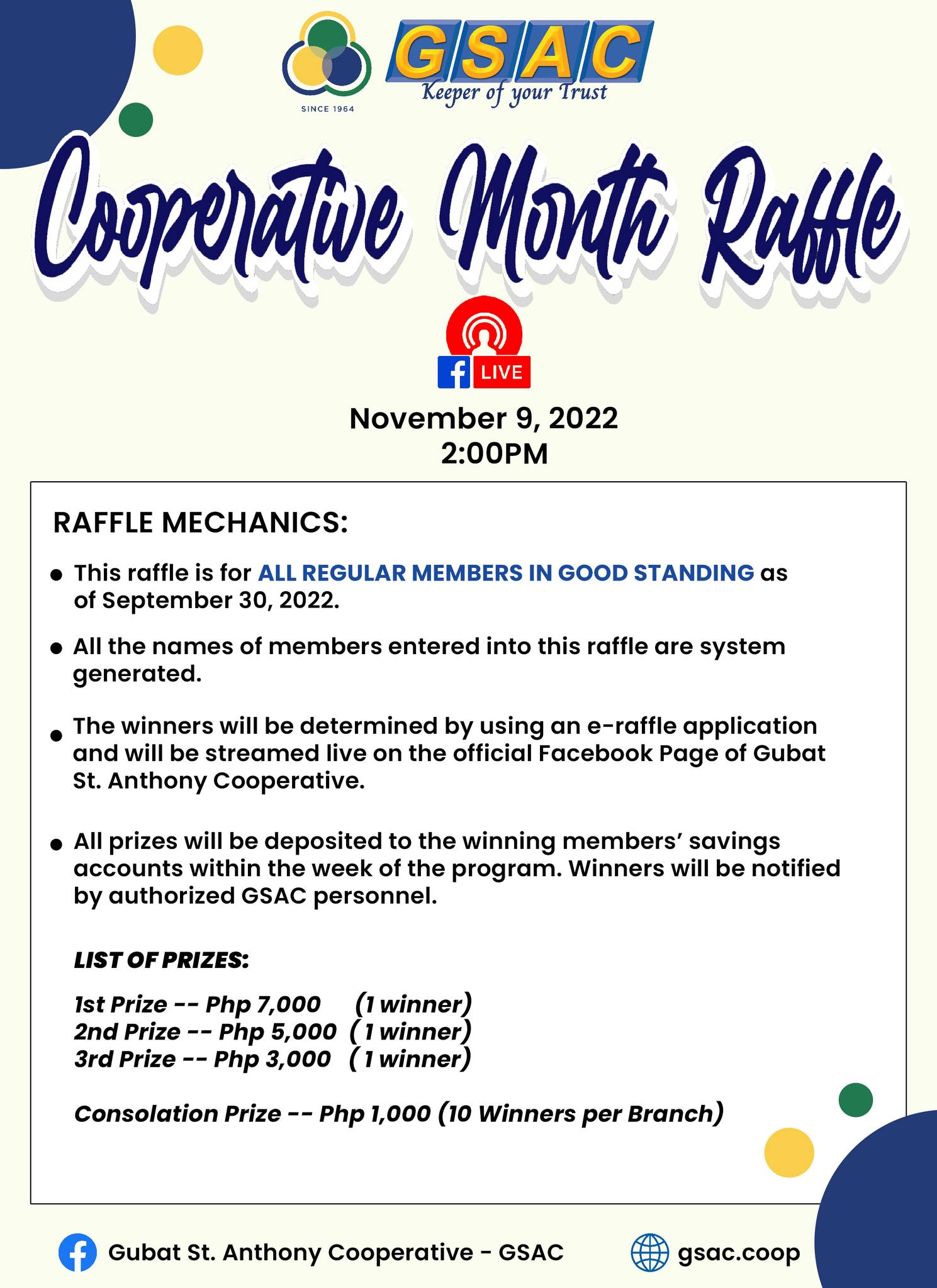 Let's continue the... - Gubat St Anthony Cooperative - GSAC | Facebook