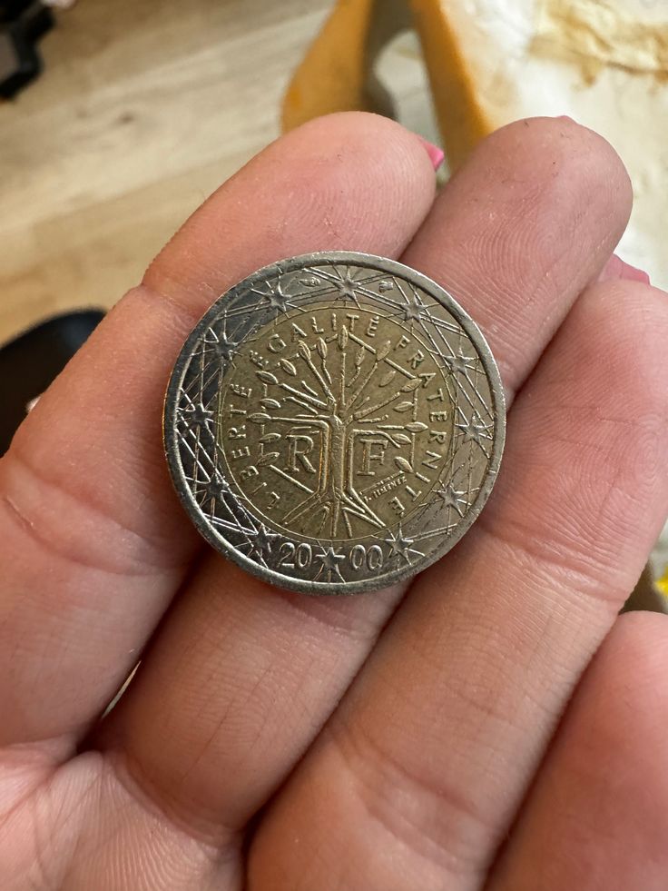 The France 2 Euro coin commemorating the 75th anniversary of