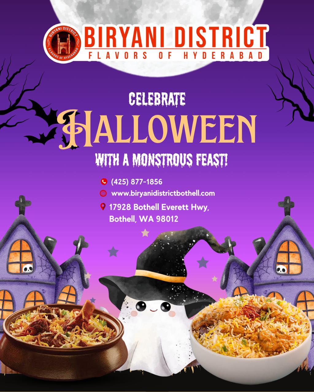 Biryani - 🎃👻 Celebrate Halloween with a Monstrous Feast! 💀🍛 Get ready ...