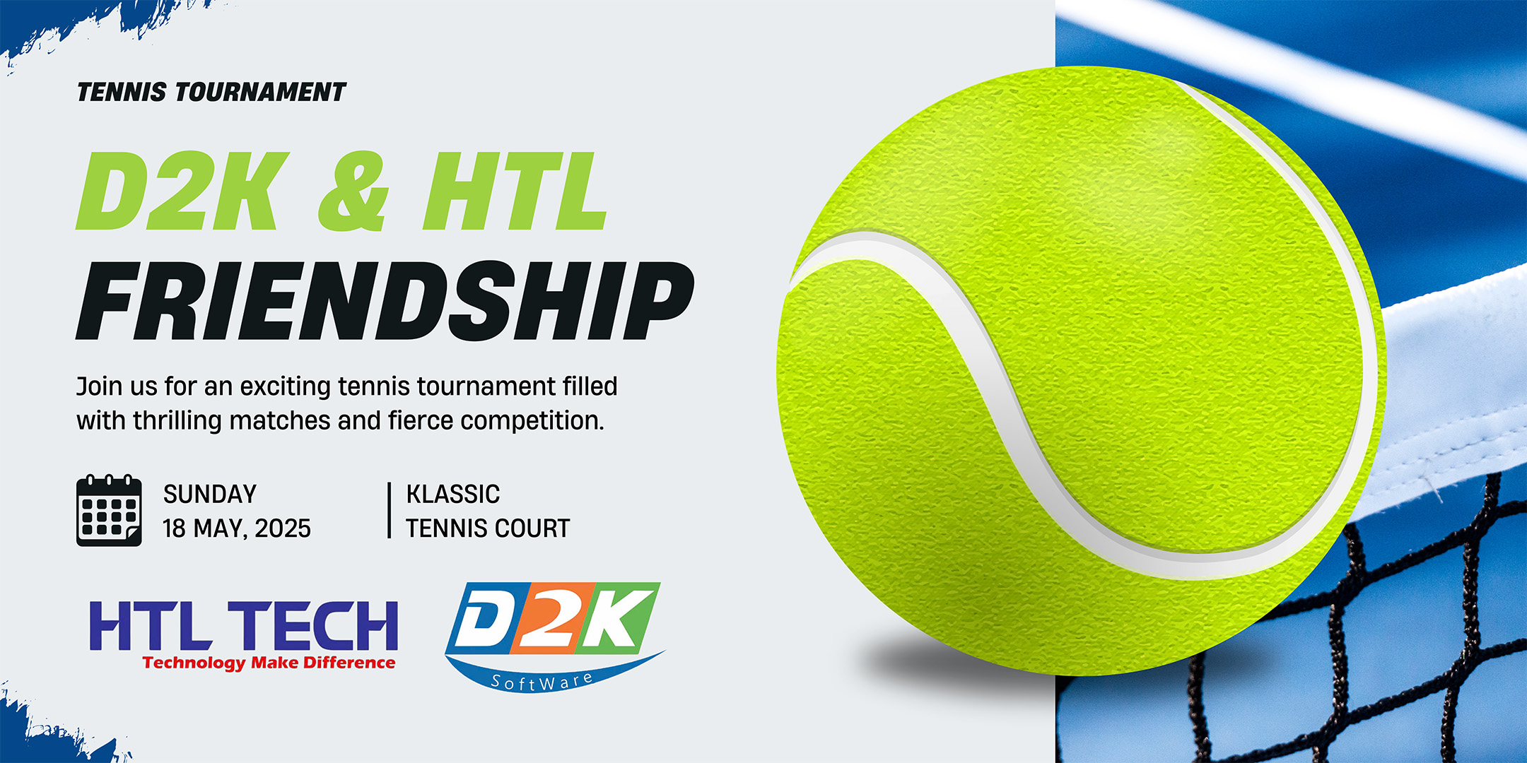 CLB Tennis D2K - 🏆 TENNIS TOURNAMENT D2K & HLT FRIENDSHIP... | Facebook