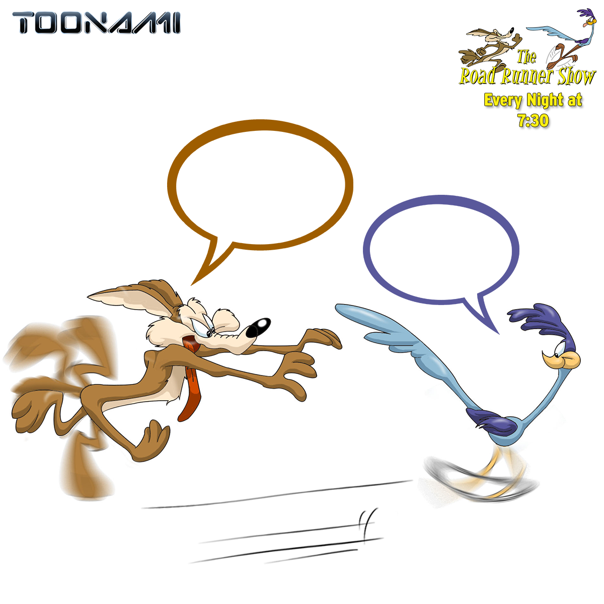 Road Runner and Wile E. Coyote - Harley Davidson