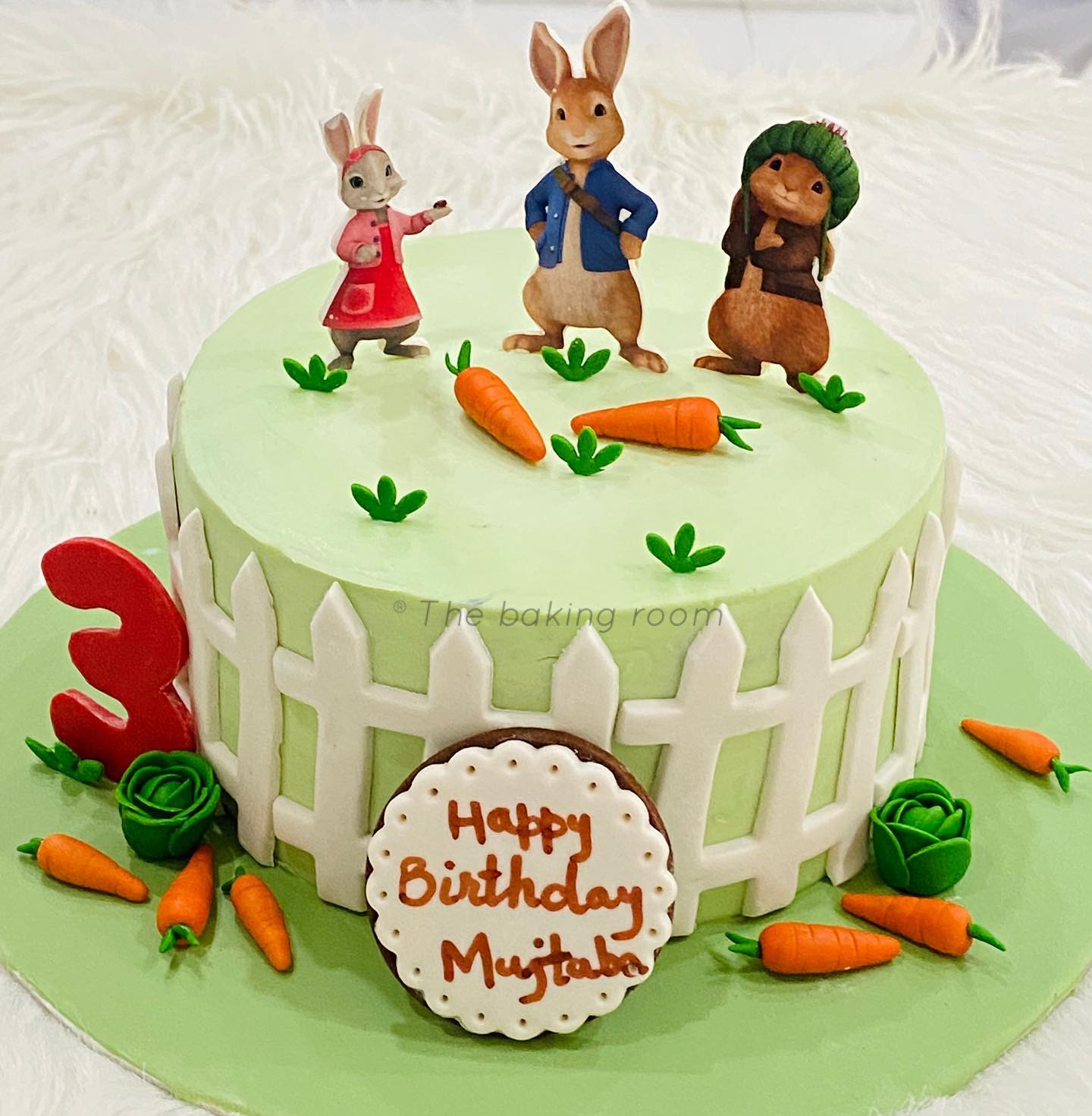 The baking Room - Peter rabbit themed 🐇cake in chocolate...
