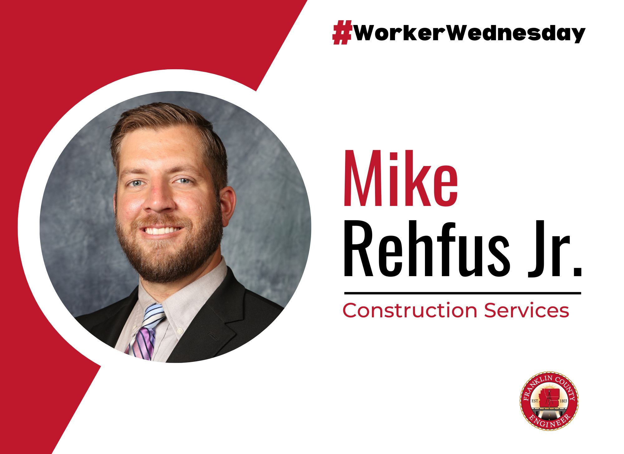 Meet Mike Rehfus Jr.! He's been... - Franklin County Engineer | Facebook
