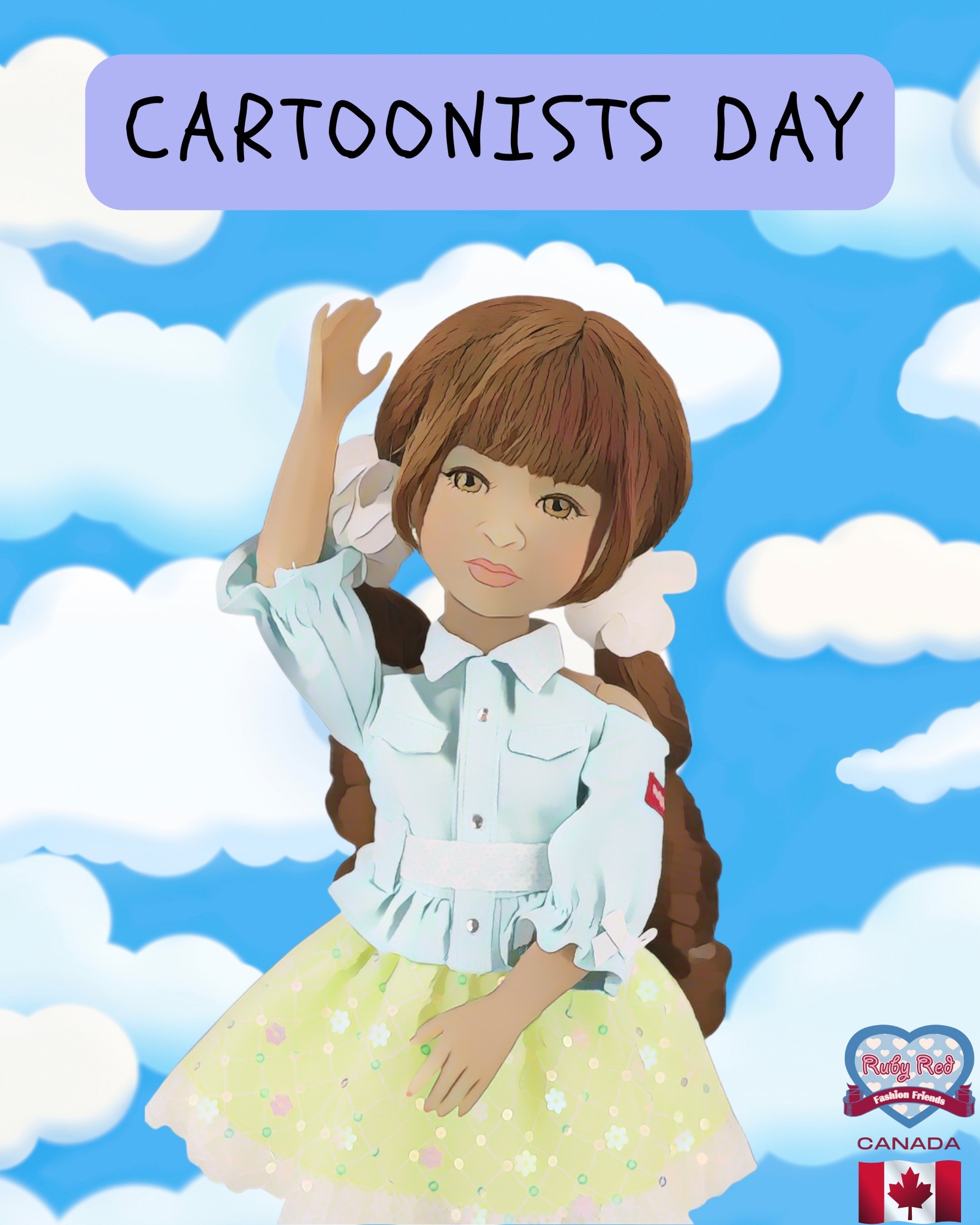 Ruby - It’s Cartoonist Day! Time to doodle, giggle, and dream big! ️🎨 ...