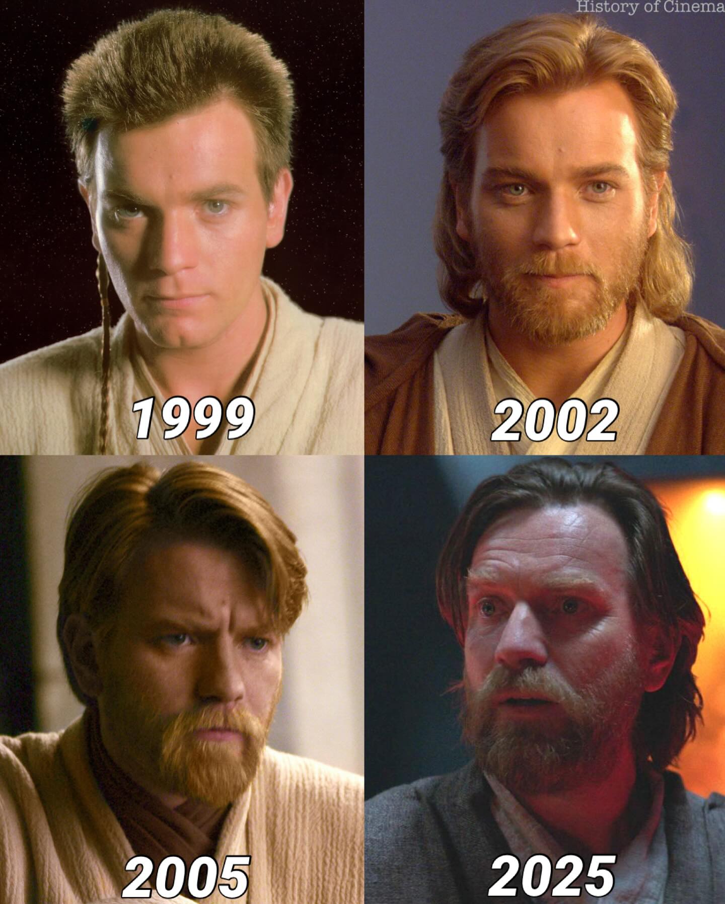 The evolution of Obi-Wan Kenobi By @uzuriart (IG) #StarWars