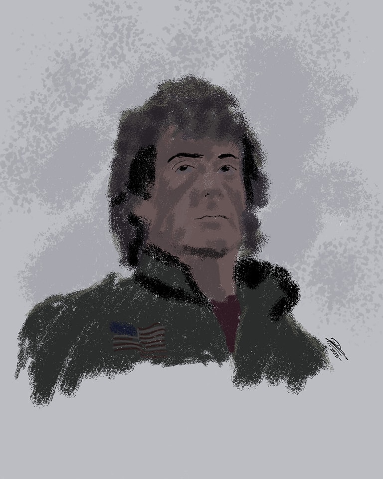 ryanrandallart - Using John Rambo to mess with more digital. I want to ...