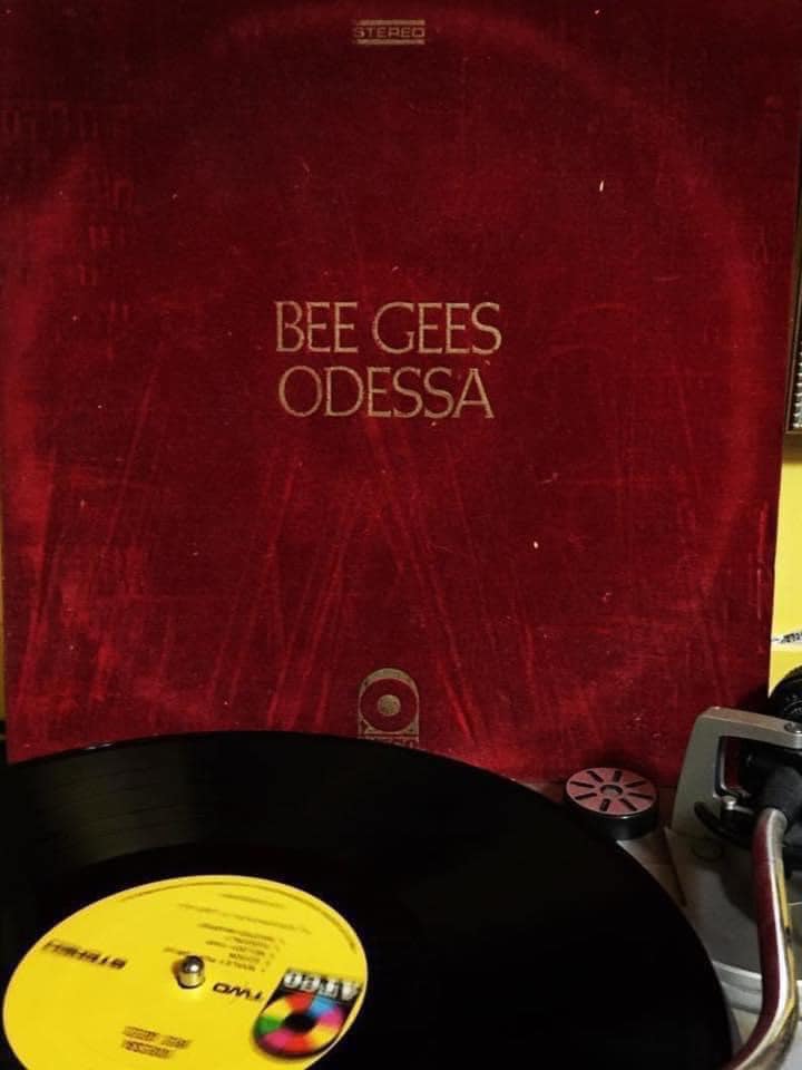 Bee Gees' 1969 Album Odessa with Red Velvet Cover