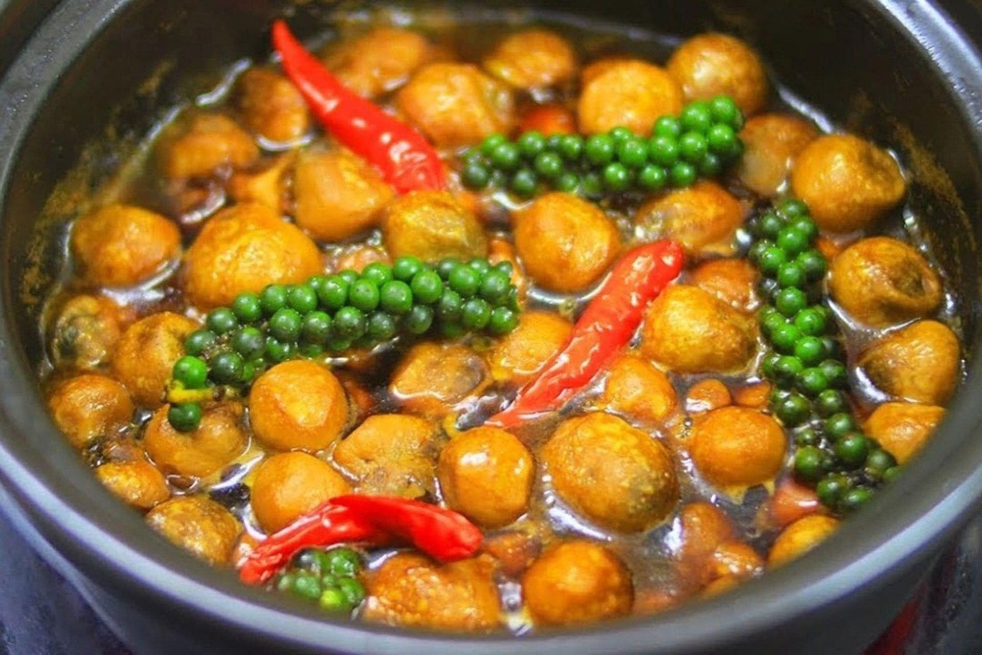 Thực - Nấm Rơm Kho Tiêu Nguyên liệu: 500g nấm rơm 2 muỗng canh hành tím ...
