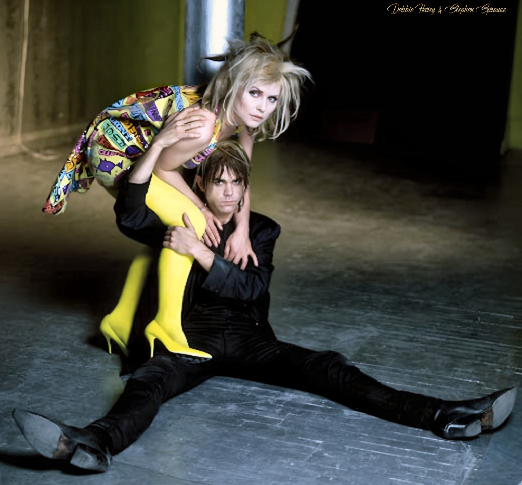 Wearing Stephen Sprouse New York, circa 1989