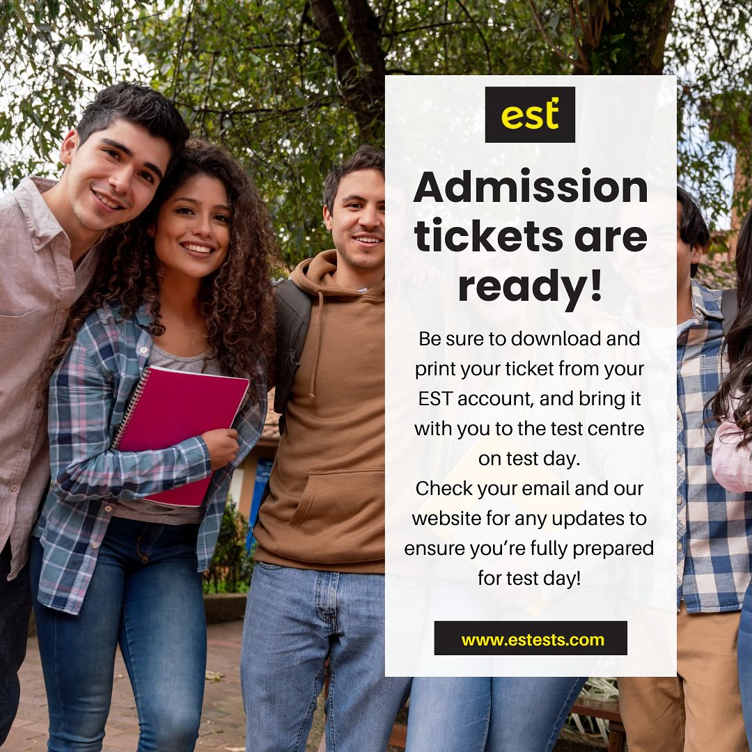 EST - Be sure to download and print your ticket from your... | Facebook
