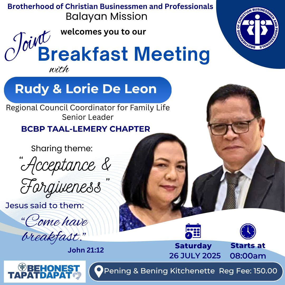 🌅 BCBP Joint Breakfast Invitation... - BCBP - Balayan Mission | Facebook