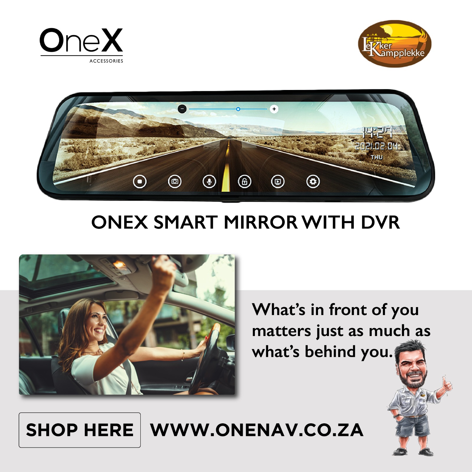 The Upgraded OneX Smart Mirror is a... - LekkeR Kampplekke