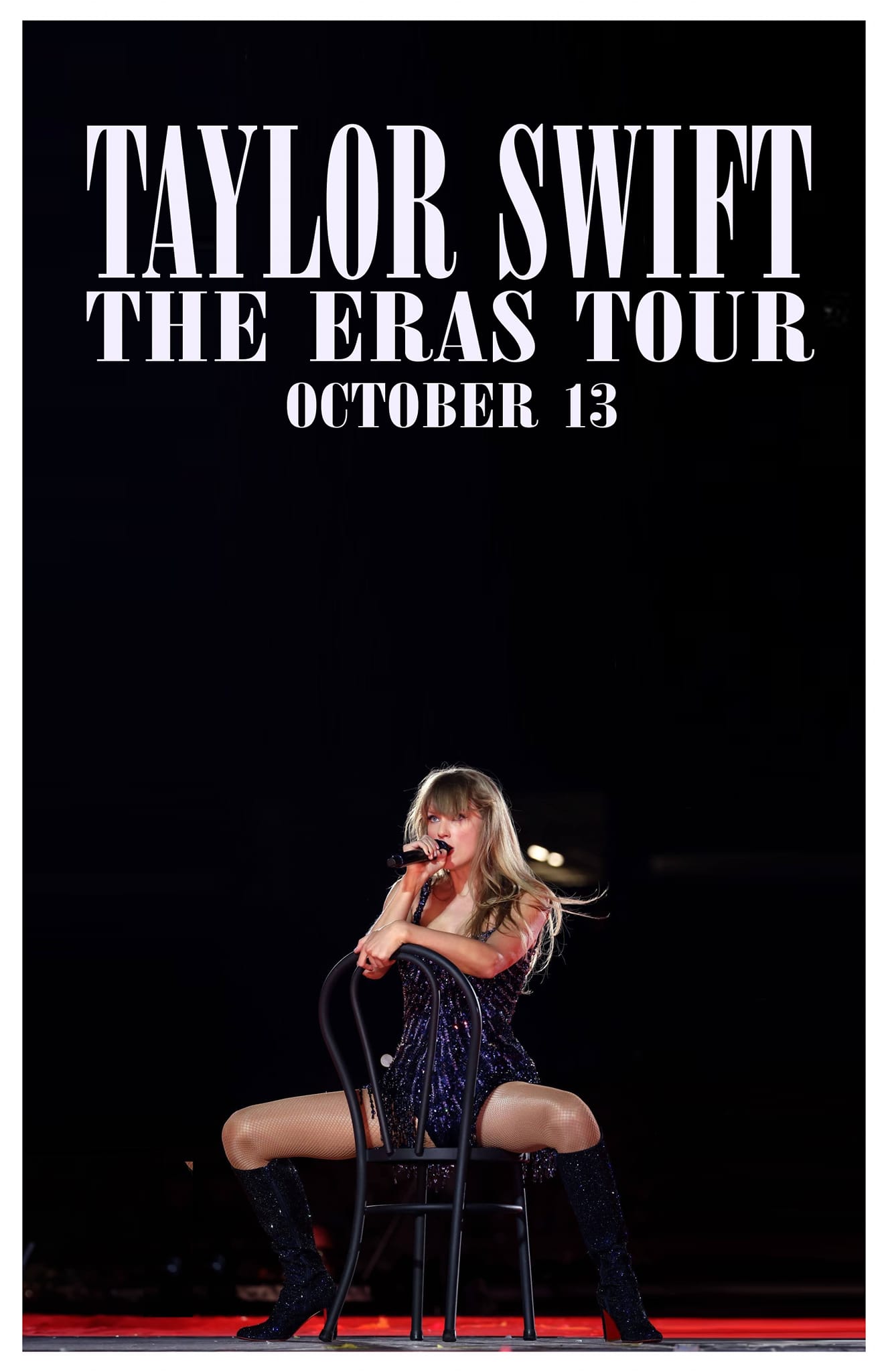 Taylor Swift's Eras Tour Movie Poster Editing
