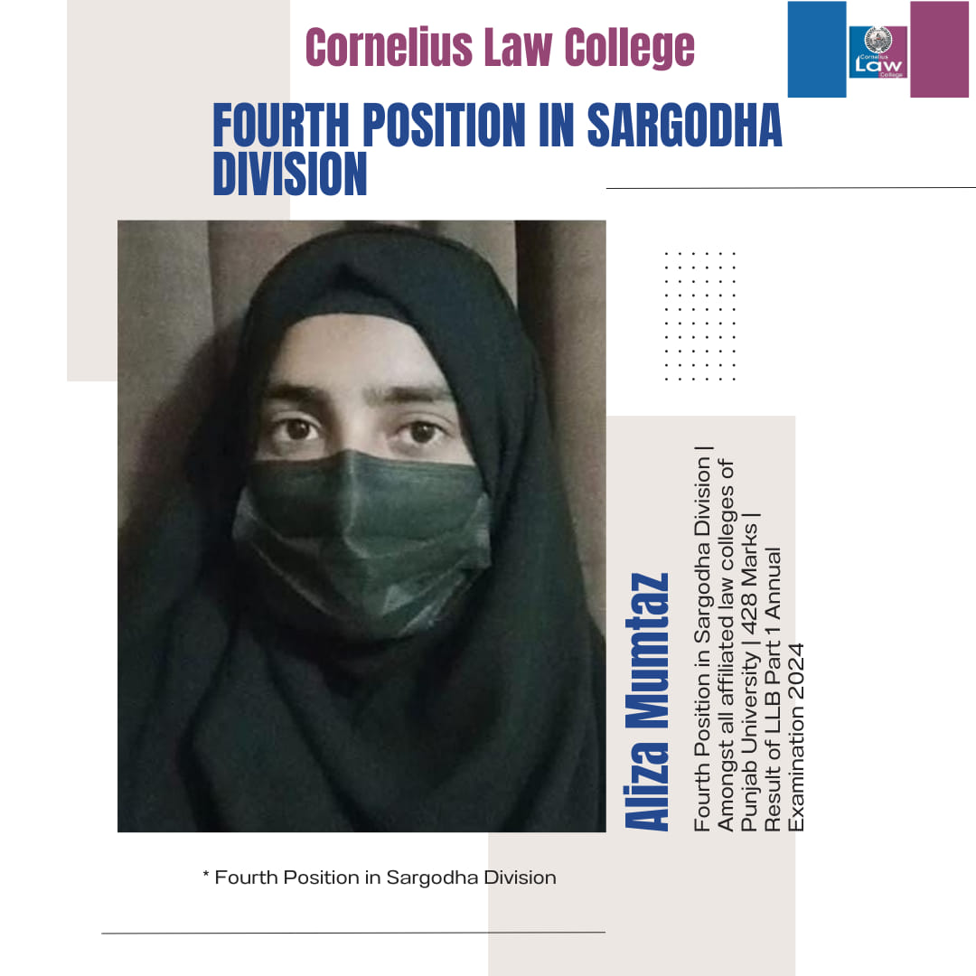 Cornelius Law College, Sargodha - Outstanding Result | LLB Part 2 ...