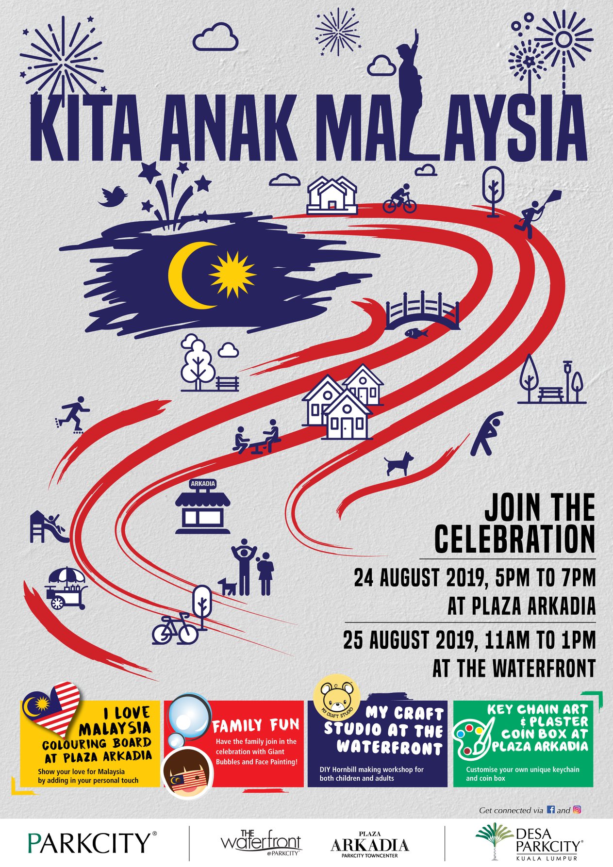 The Waterfront, Desa ParkCity - 🇲🇾 Merdeka! Merdeka! Merdeka! 🥳 ...