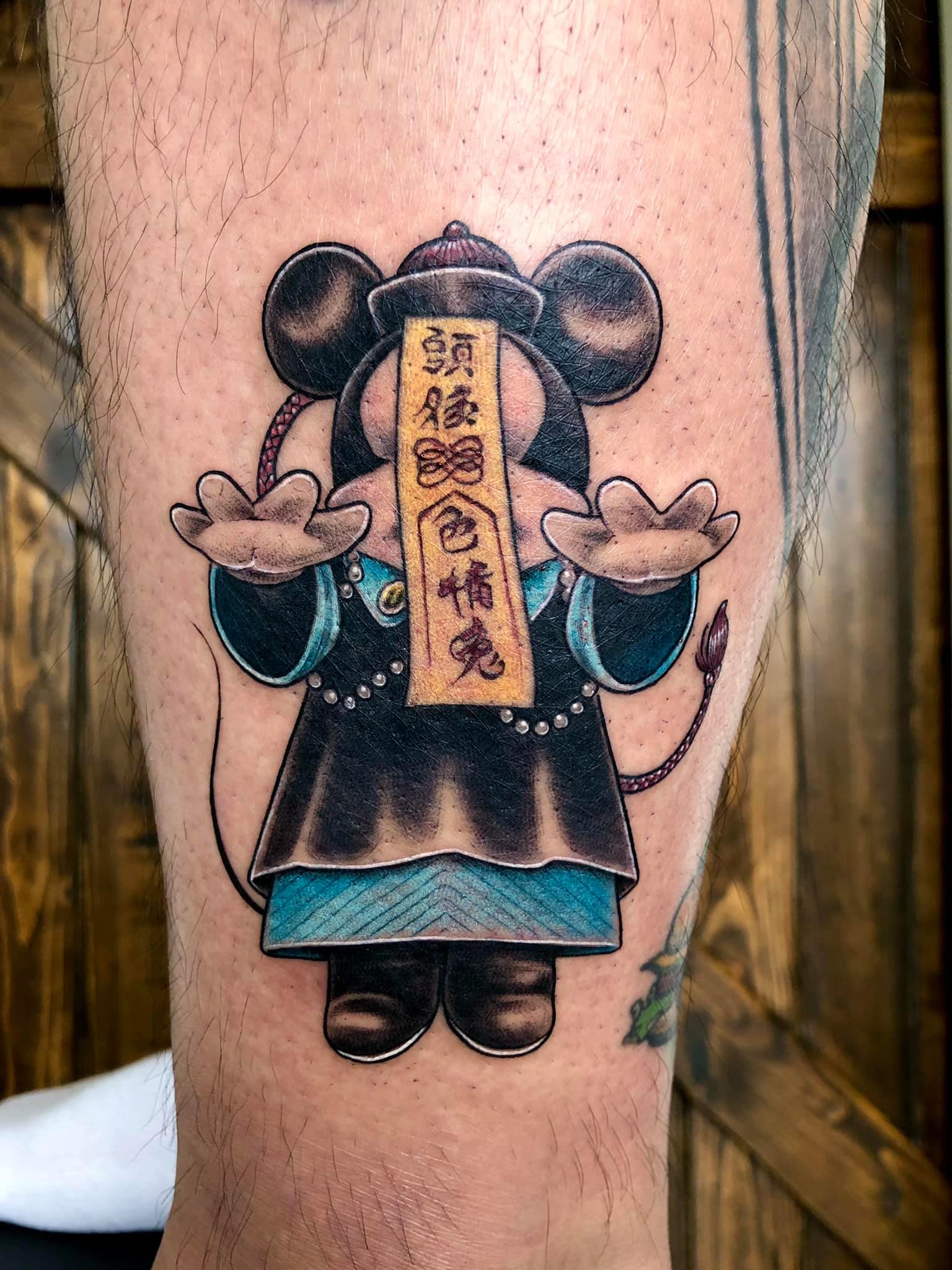 Chinese hopping vampire (Jiangshi) Mickey! Fun little request 😂