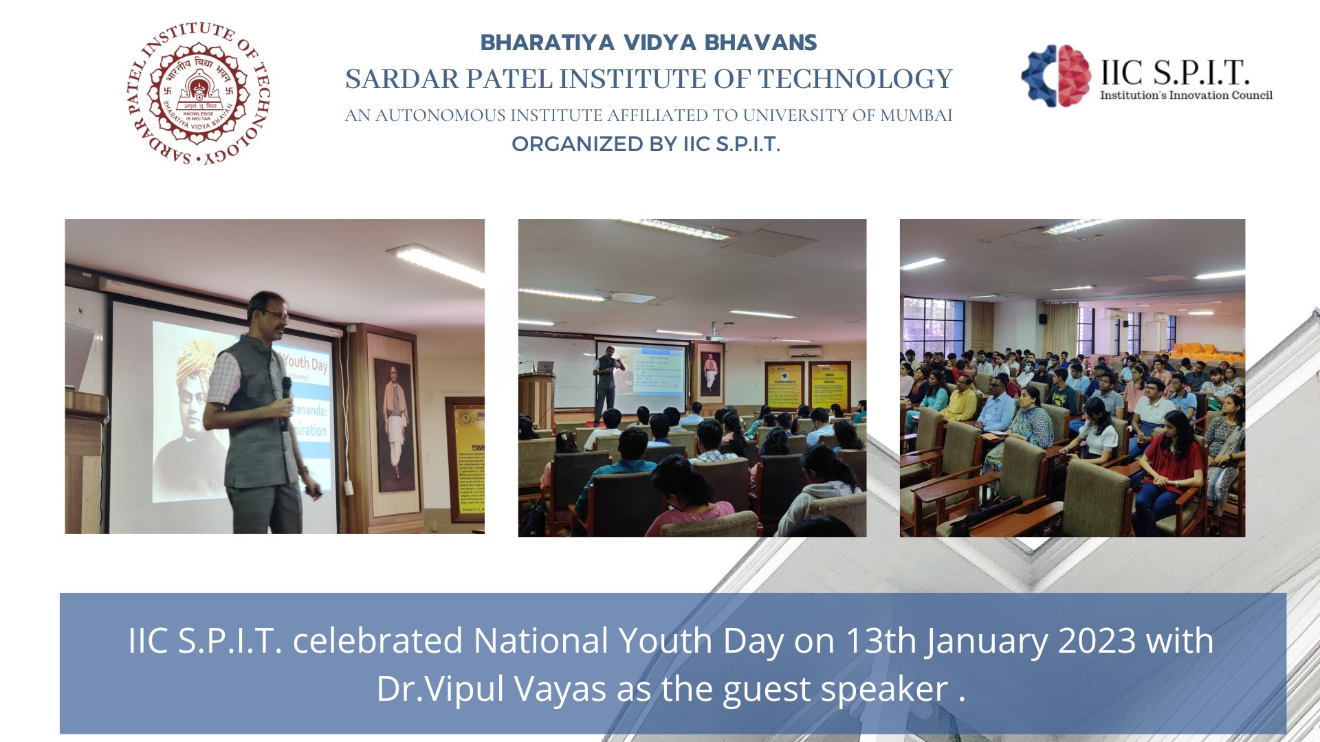 On 13th January,... - Sardar Patel Insititute Of Technology