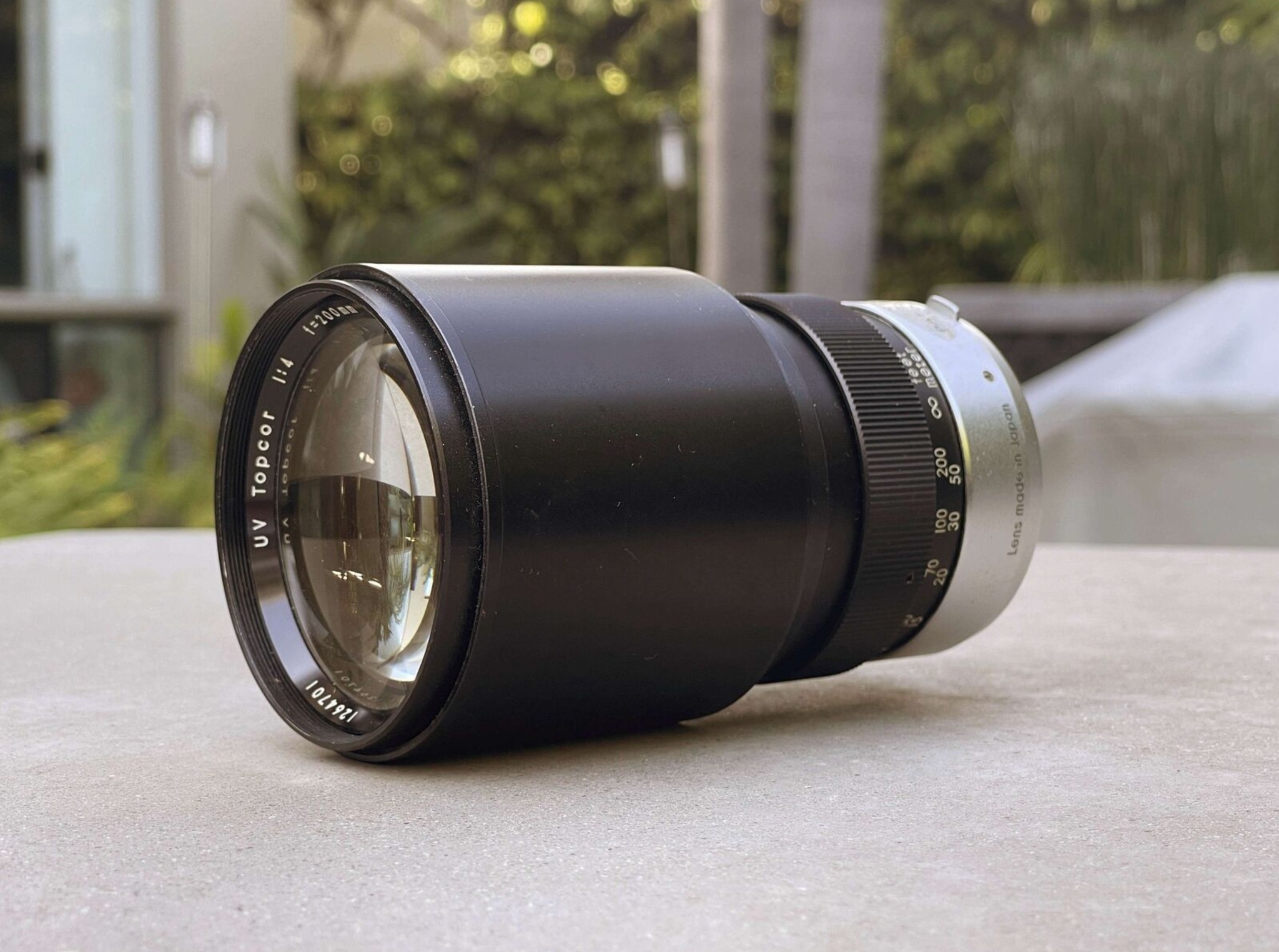Converting Topcon's UV Topcor 50mm f2 lens to M42 mount