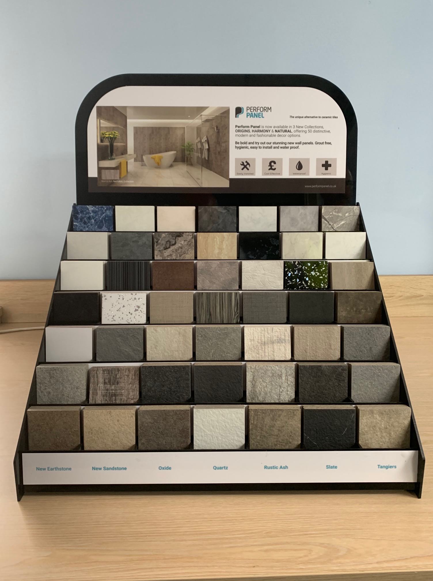 Perform Panel - Our brand new sample stands are now...