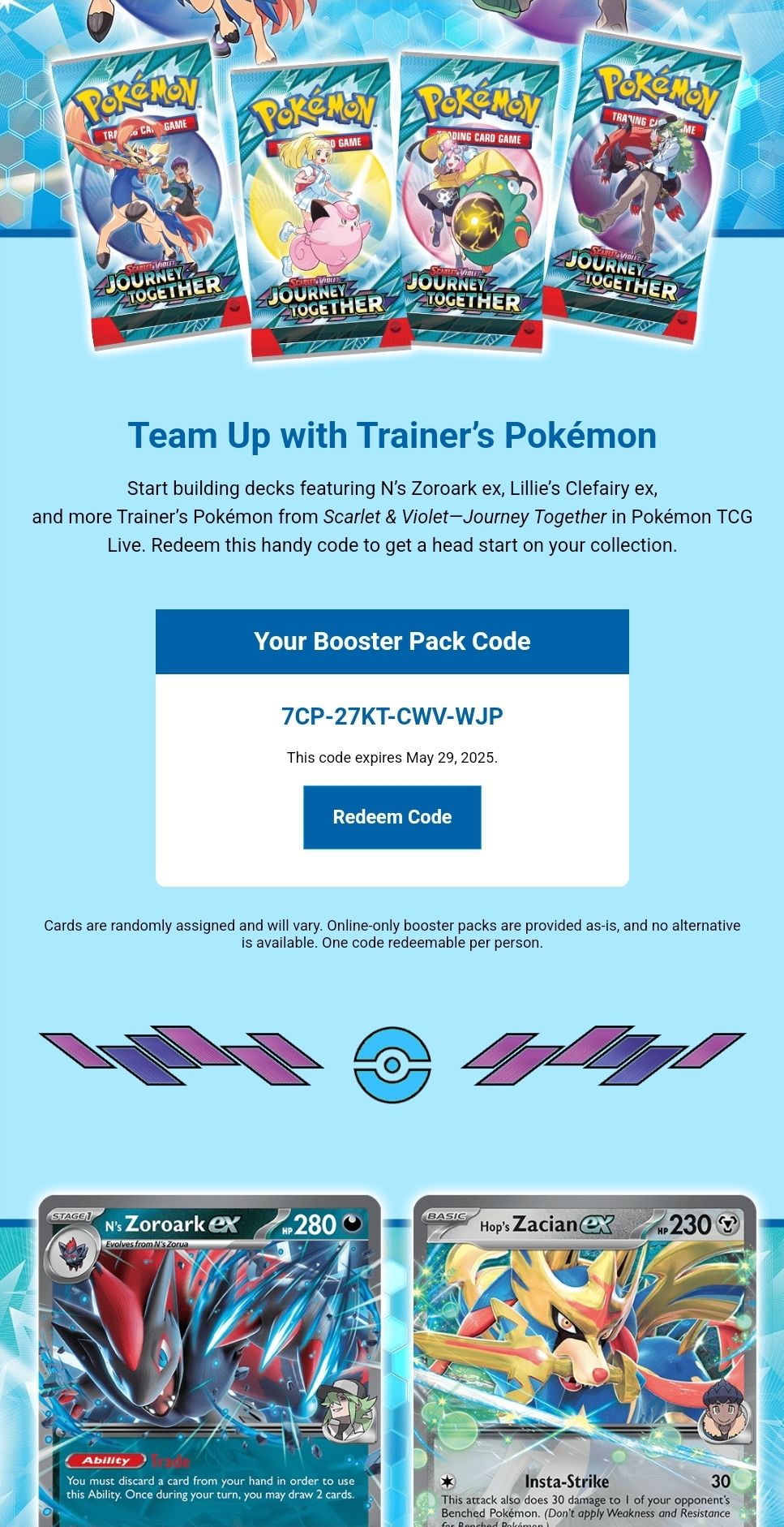 free booster pack codes for pokemon tcg online Perfect Order So I have unused tcg