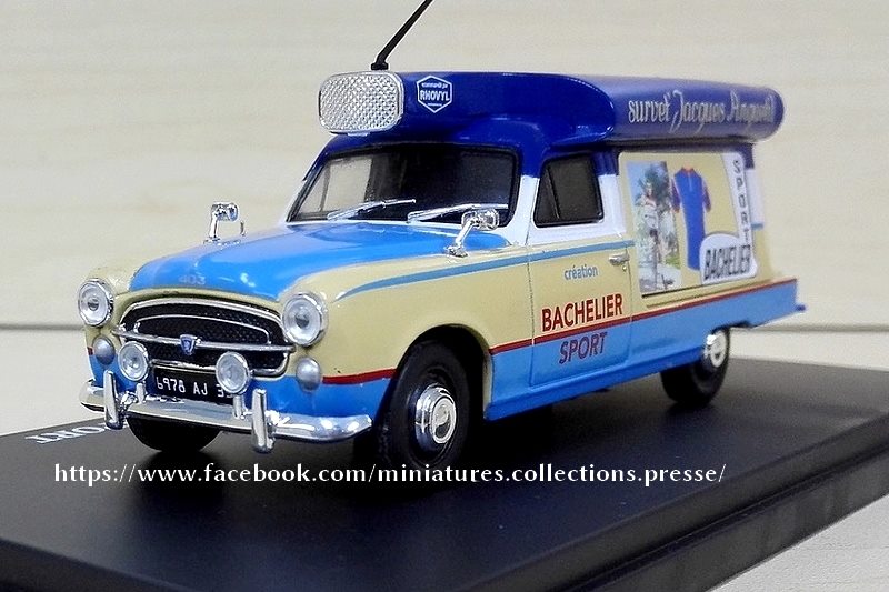 Modèle Réduit Peugeot 403 Moka Publicitaire 1/43 Hachette - Occasion Pour Collectionneurs