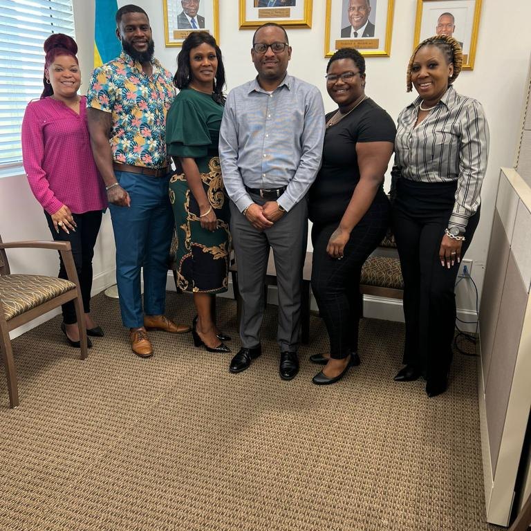 Chief Passport Officer, Kingsley Smith, and his team opened the doors ...