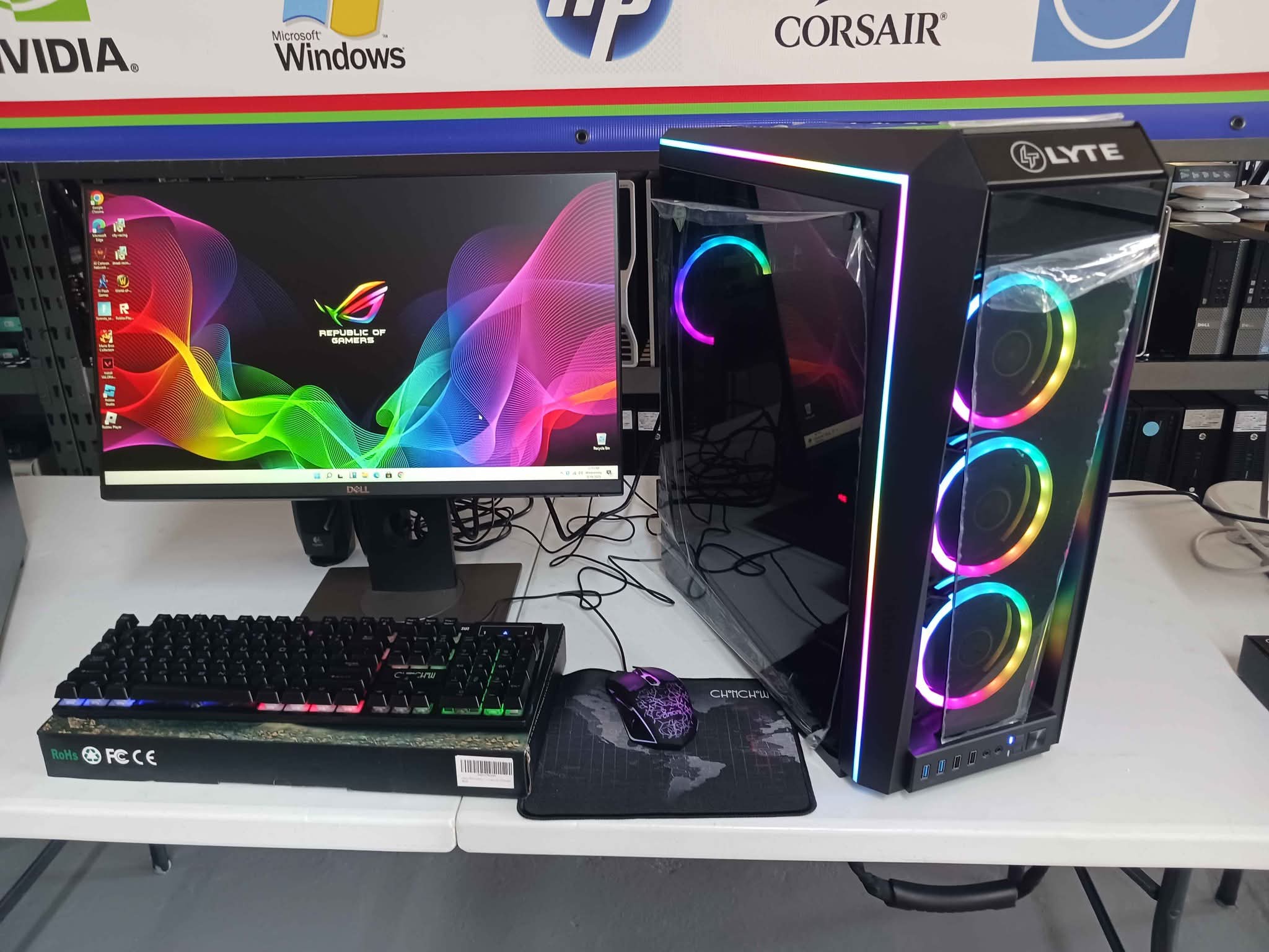 Church gaming pc with i7-7700 and gtx 1070 specs